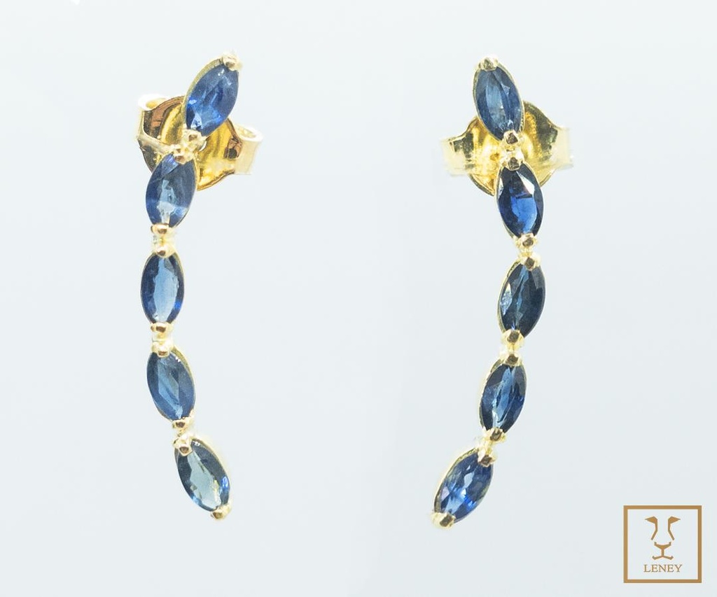 ARETE BARRA CURVA DE ZAFIRO