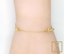 PULSERA CRUZ 18MM ALTO