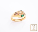 ANILLO SERPENTI BULGARI ESMERALDAS