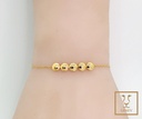 PULSERA 5 LENTEJITAS LENTIL