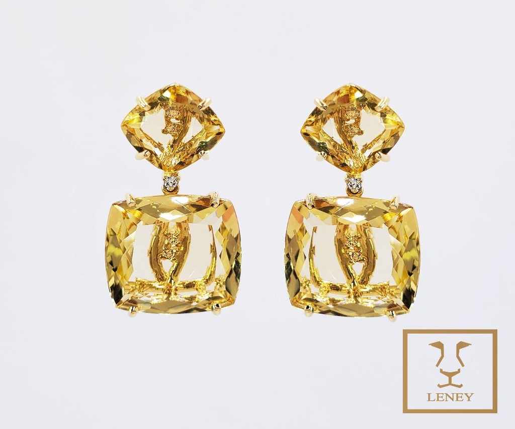 ARETE LARGO 28MM CITRINE