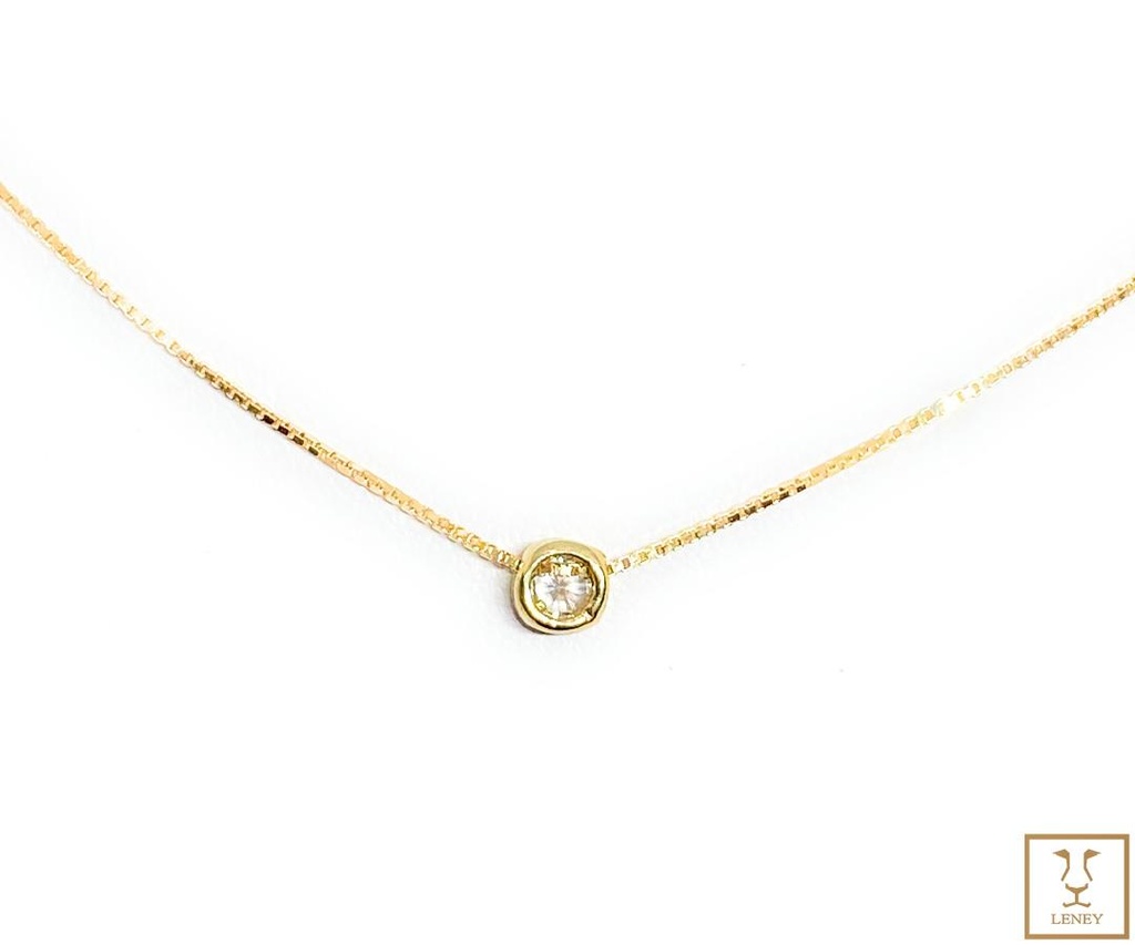 GARGANTILLA CIRCON BICELADO PUNTO