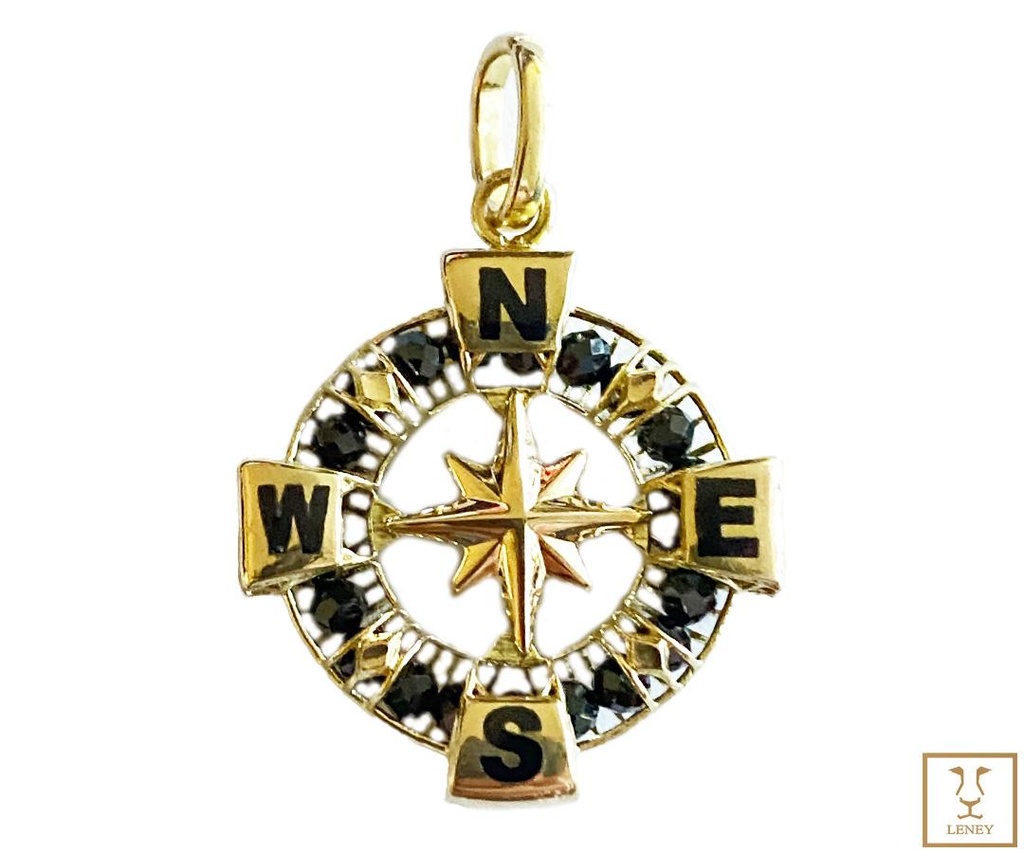 DIJE TIMON BRUJULA Y ROSA