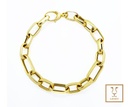PULSERA ESLABONES RECTANGULARES TUBO