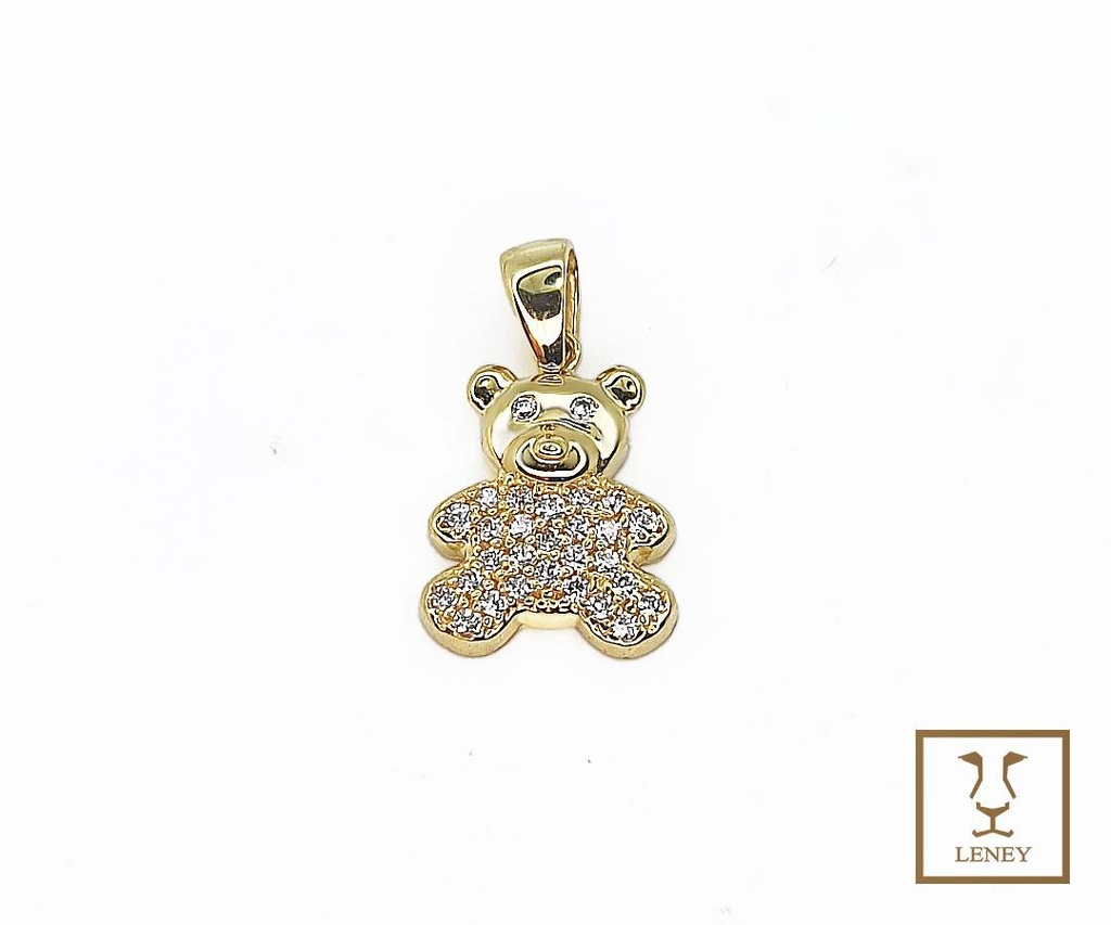 DIJE OSO ENJOYADO CIRCONES