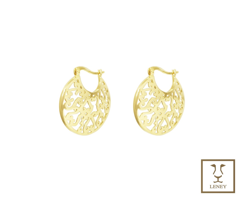 ARGOLLA CIRCULO 3CM CALADO