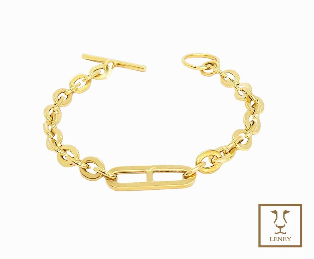 PULSERA ESLABON CLIP CENTRO