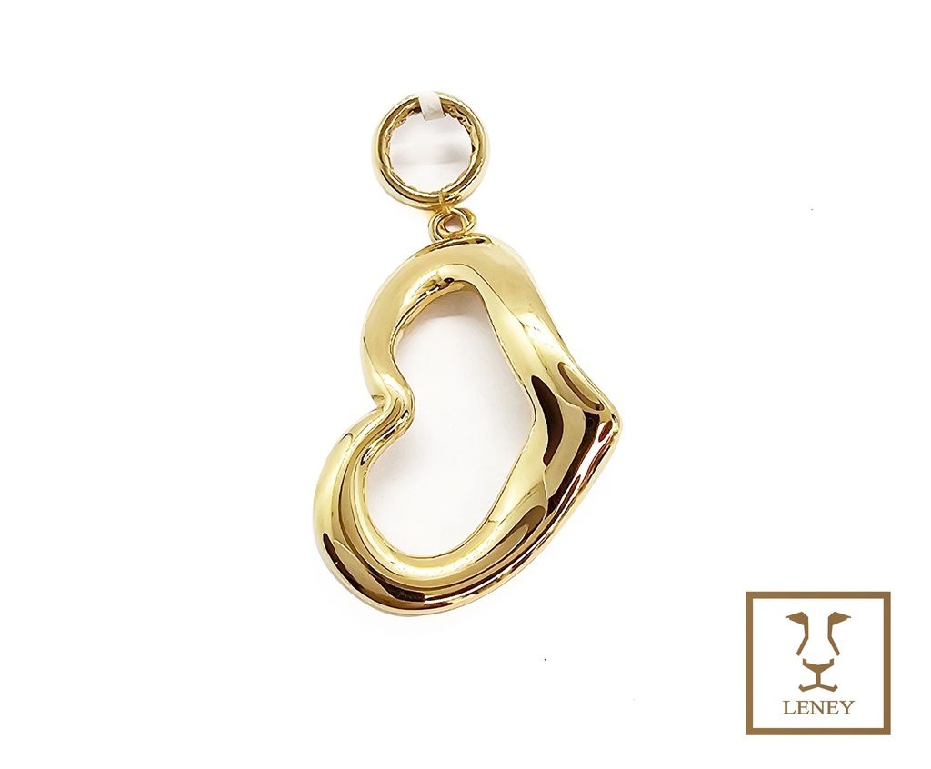 DIJE CORAZON SINUOSO 24X36MM