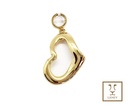 DIJE CORAZON SINUOSO 24X36MM