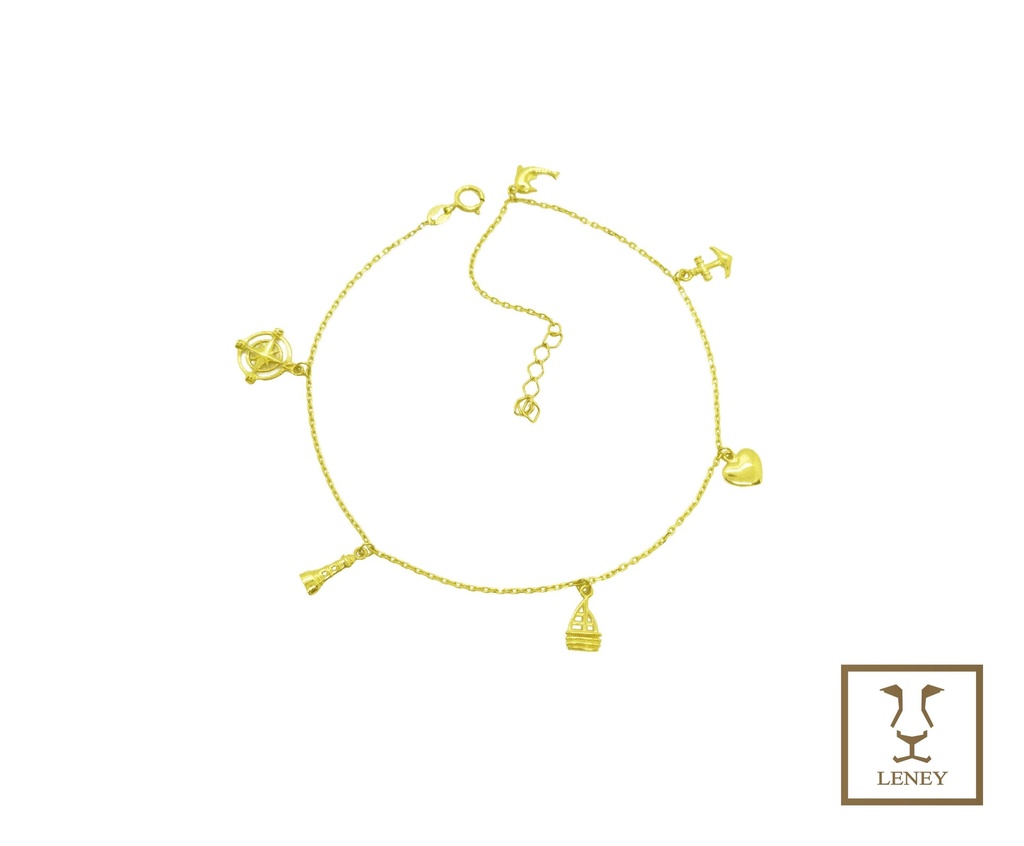 TOBILLERA MARINA CON DIJES