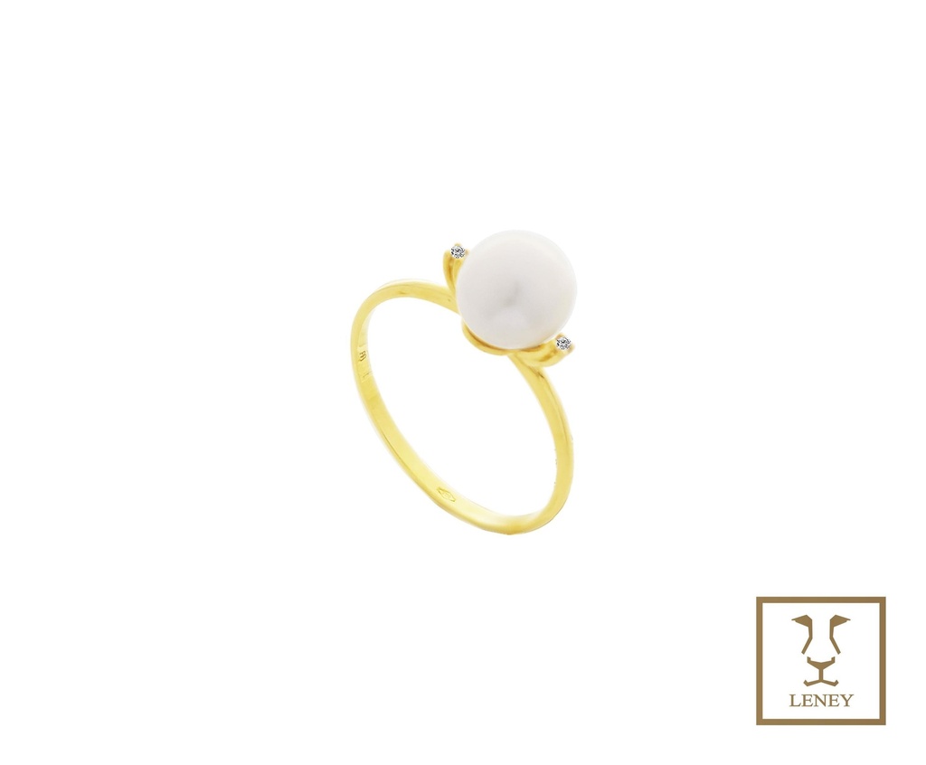 ANILLO SOLITARIO PERLA DE 8MM