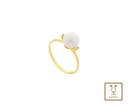 ANILLO SOLITARIO PERLA DE 8MM