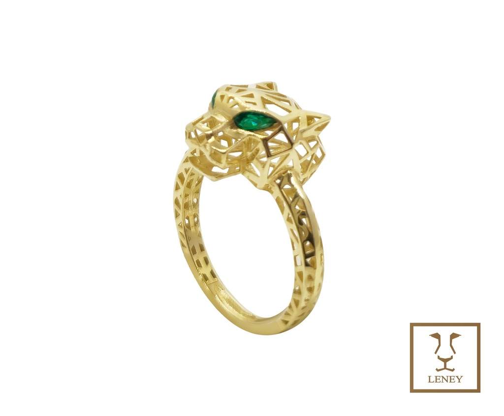ANILLO PANTERA CARTIER CABEZA