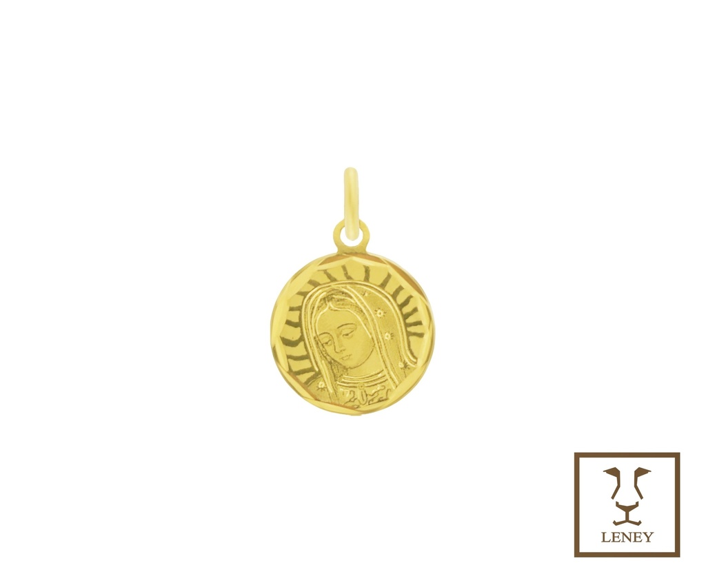 MEDALLA FOTOGRABADA CIRCULAR VIRGEN