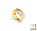 ANILLO MESSIKA CON 2 CIRCONES