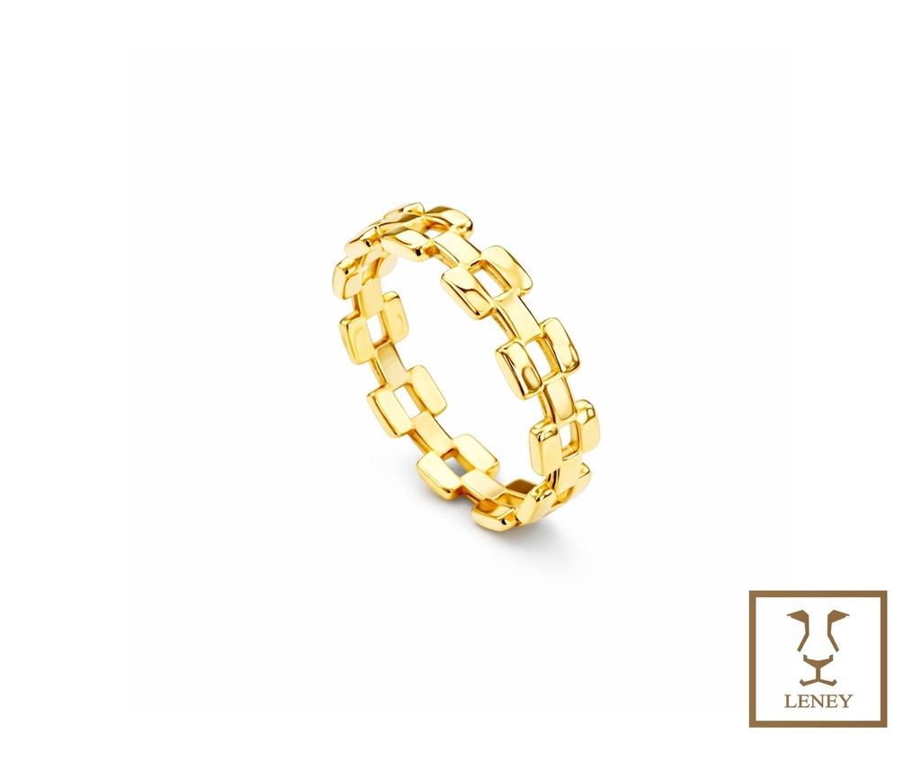 ANILLO ESLABONES ROLEX DIAMANTADO