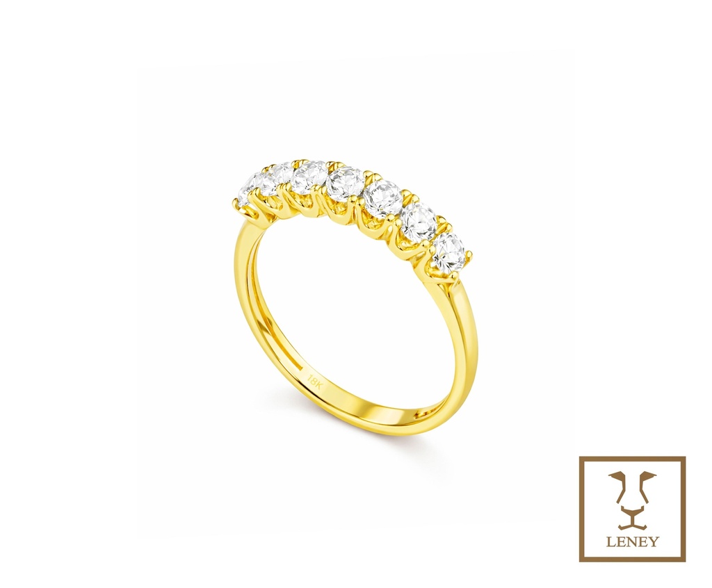 ANILLO CINTILLO 7 CIRCONES