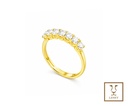 ANILLO CINTILLO 7 CIRCONES