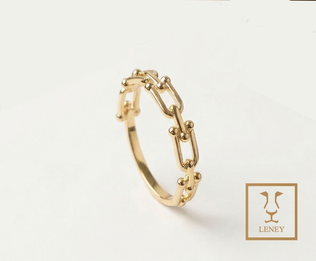 ANILLO TIFFANY ESLABONES U DE