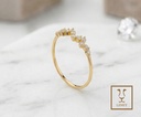 ANILLO CINTILLO ZIG ZAG DE