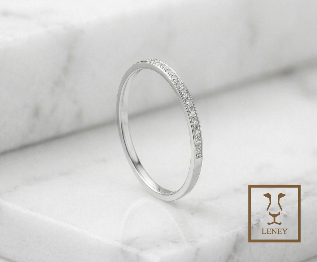 ANILLO CINTILLO DE 20 CIRCONES