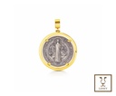 MEDALLA SAN BENITO DE PLATA