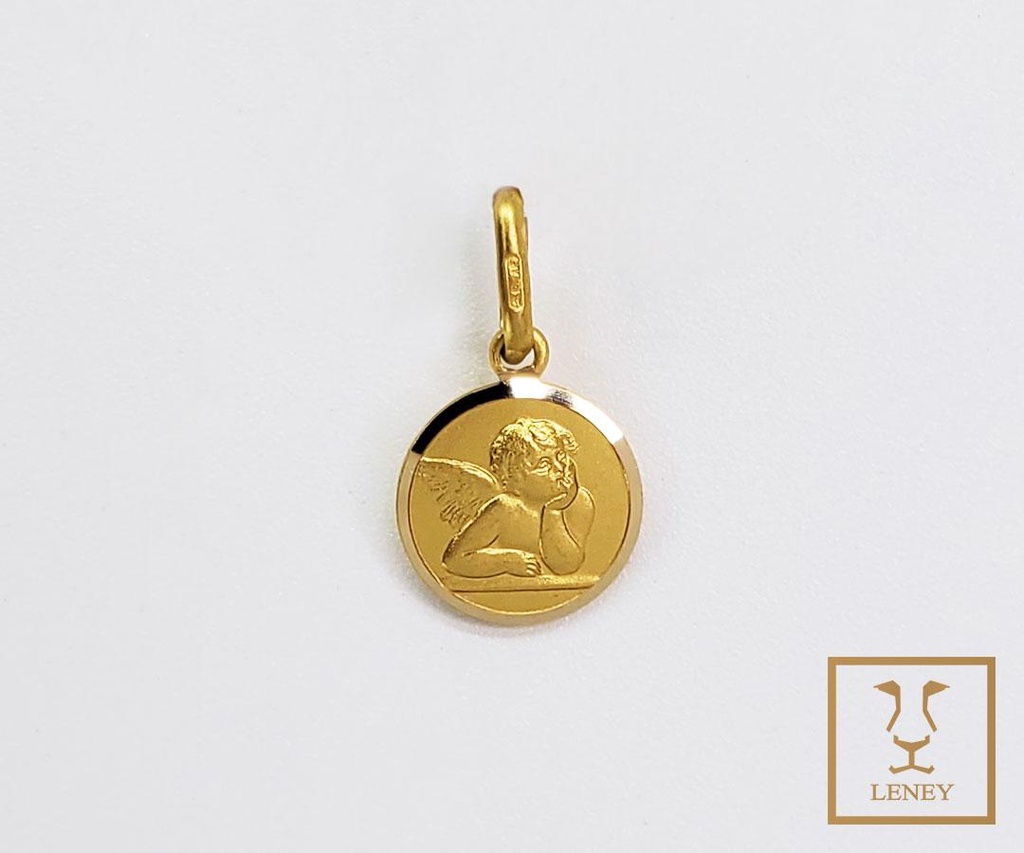 MEDALLA ANGEL PENSADOR REDONDO