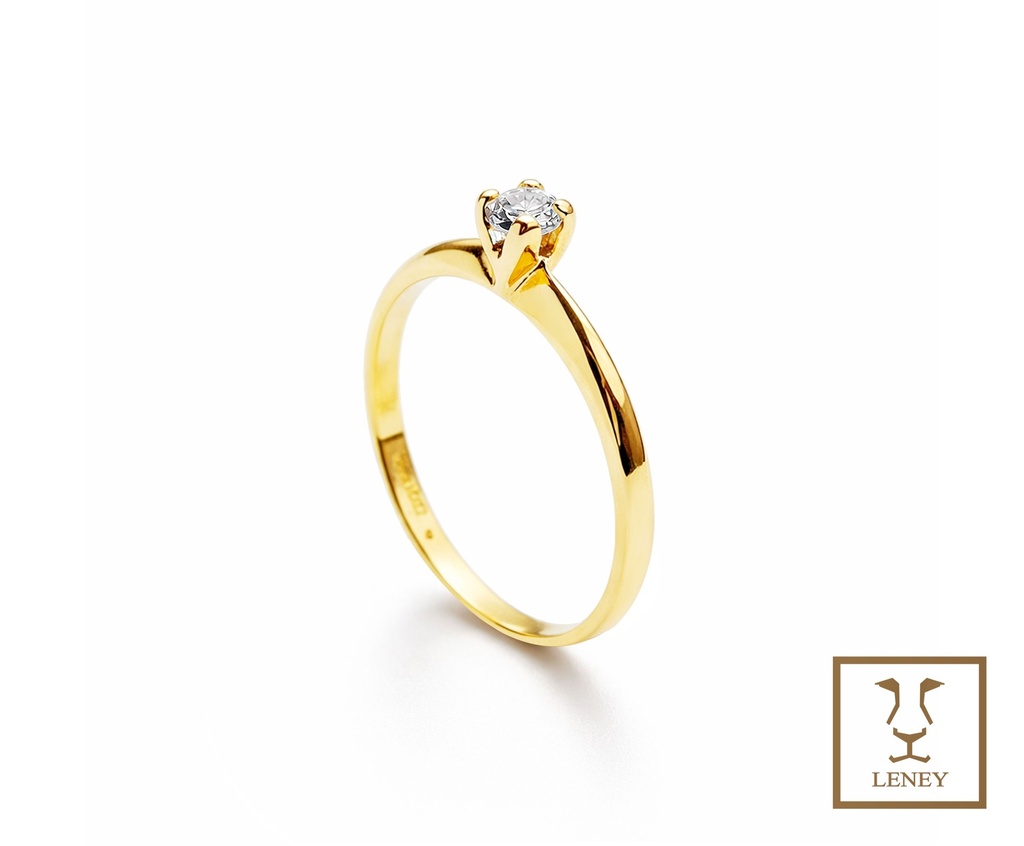 ANILLO SOLITARIO BRILLANTE 0.21CT