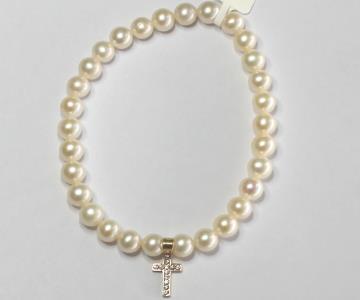 PULSERA PERLAS CON DIJE