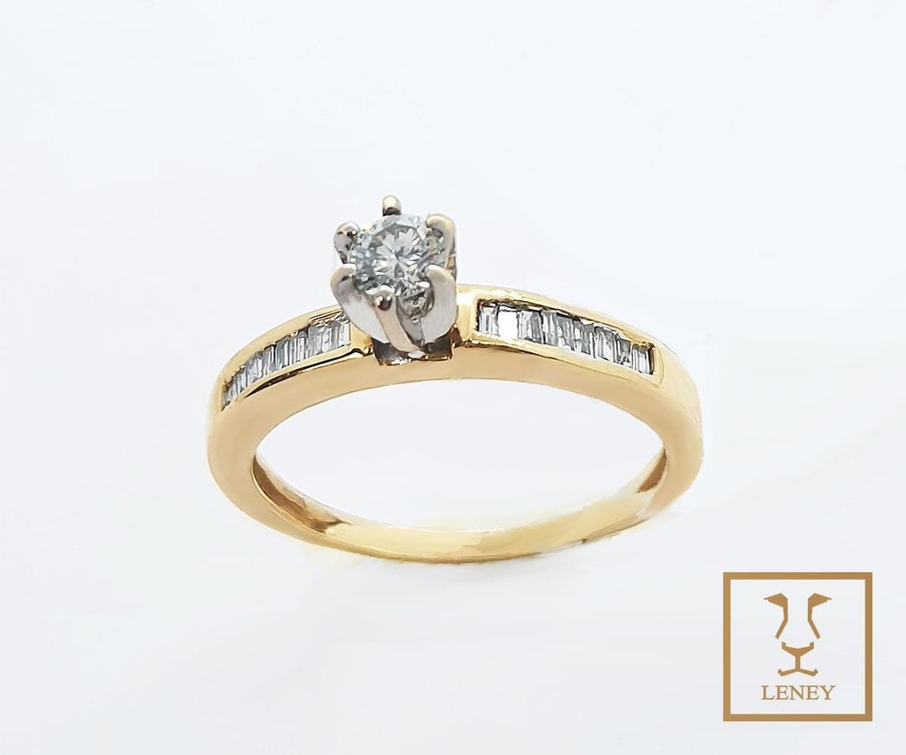 ANILLO SOLITARIO BRILLANTE 0.20CT