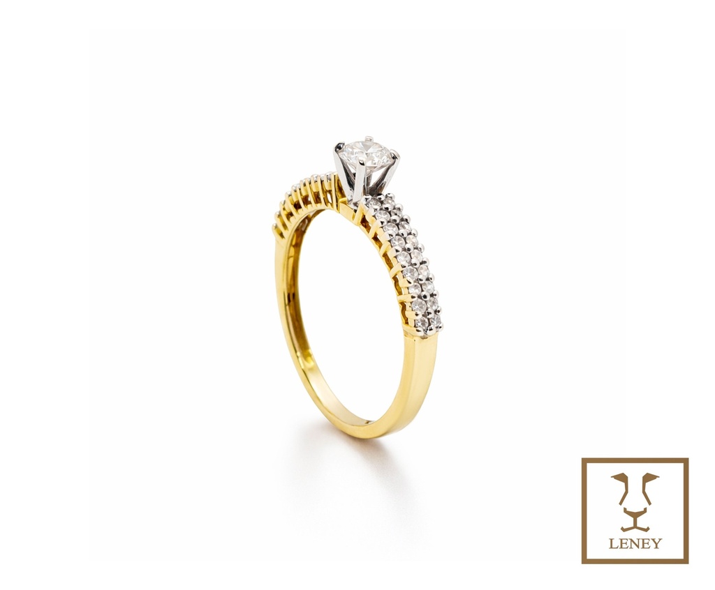 ANILLO SOLITARIO BRILLANTE C0.20CT