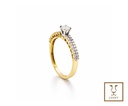 ANILLO SOLITARIO BRILLANTE C0.20CT