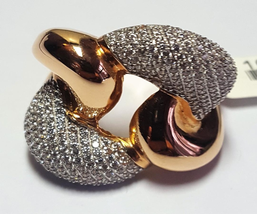 ANILLO ESLABON CARTIER GRANDE