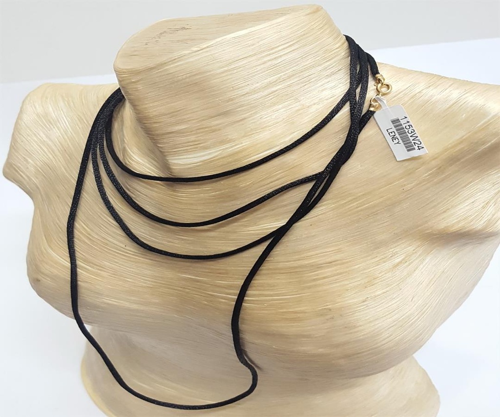 CAMISERO DE SEDA NEGRO