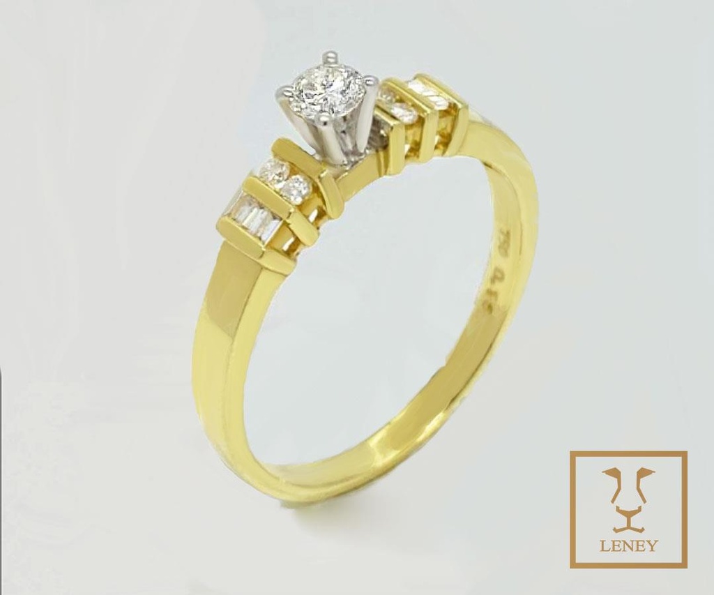 ANILLO SOLITARIO BRILLANTE 0.20CT