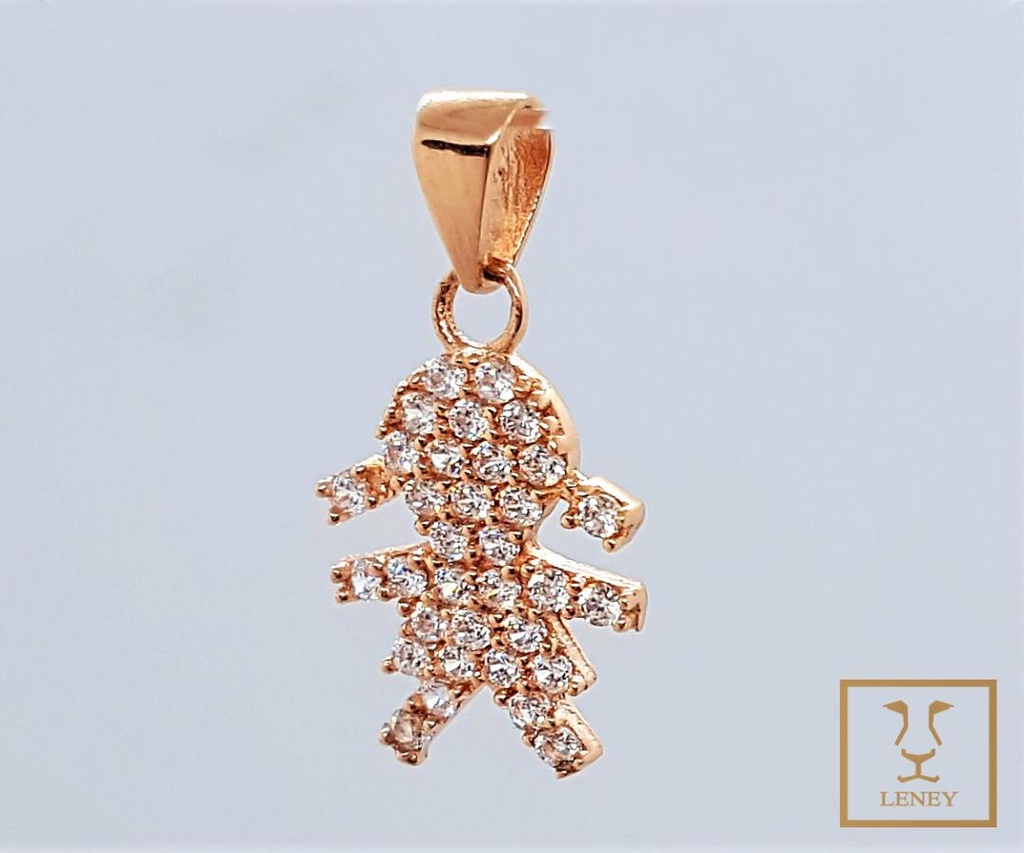 DIJE NINA CON CIRCONES