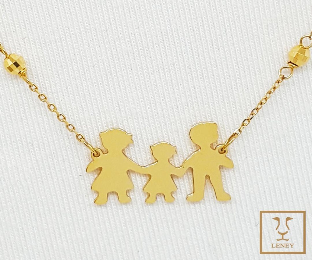 GARGANTILLA FAMILIA PADRES E HIJA