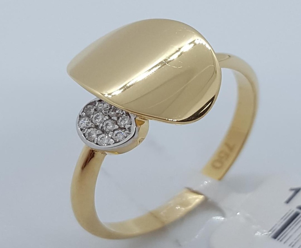 ANILLO OVAL CURVO 13MM