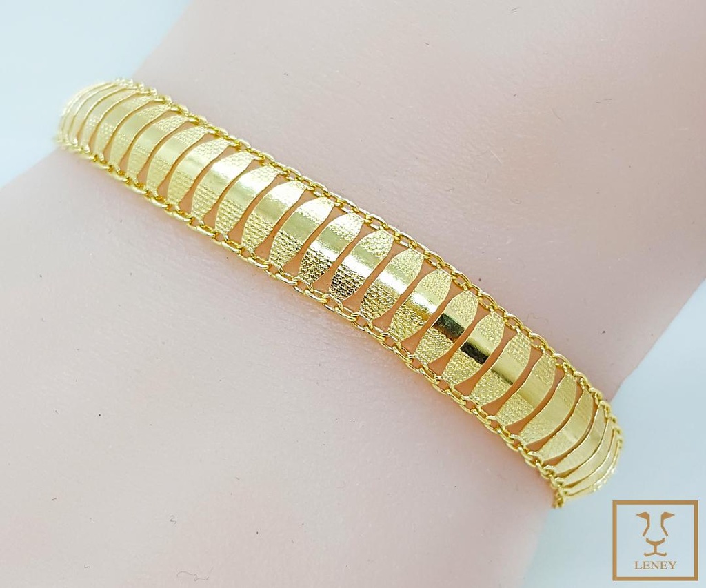 PULSERA ACORDEON OVALOS ALINIADOS