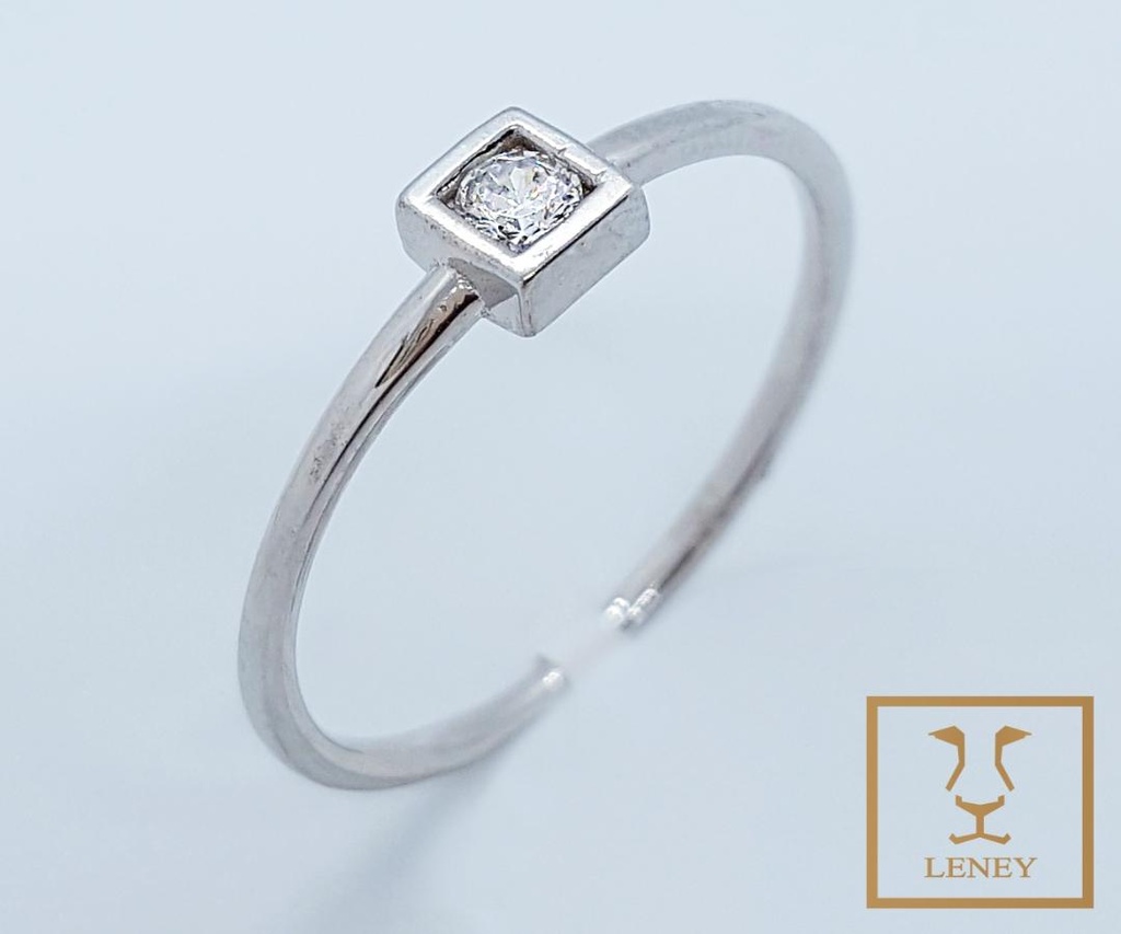 ANILLO DELGADO CUADRADO 4MM CON