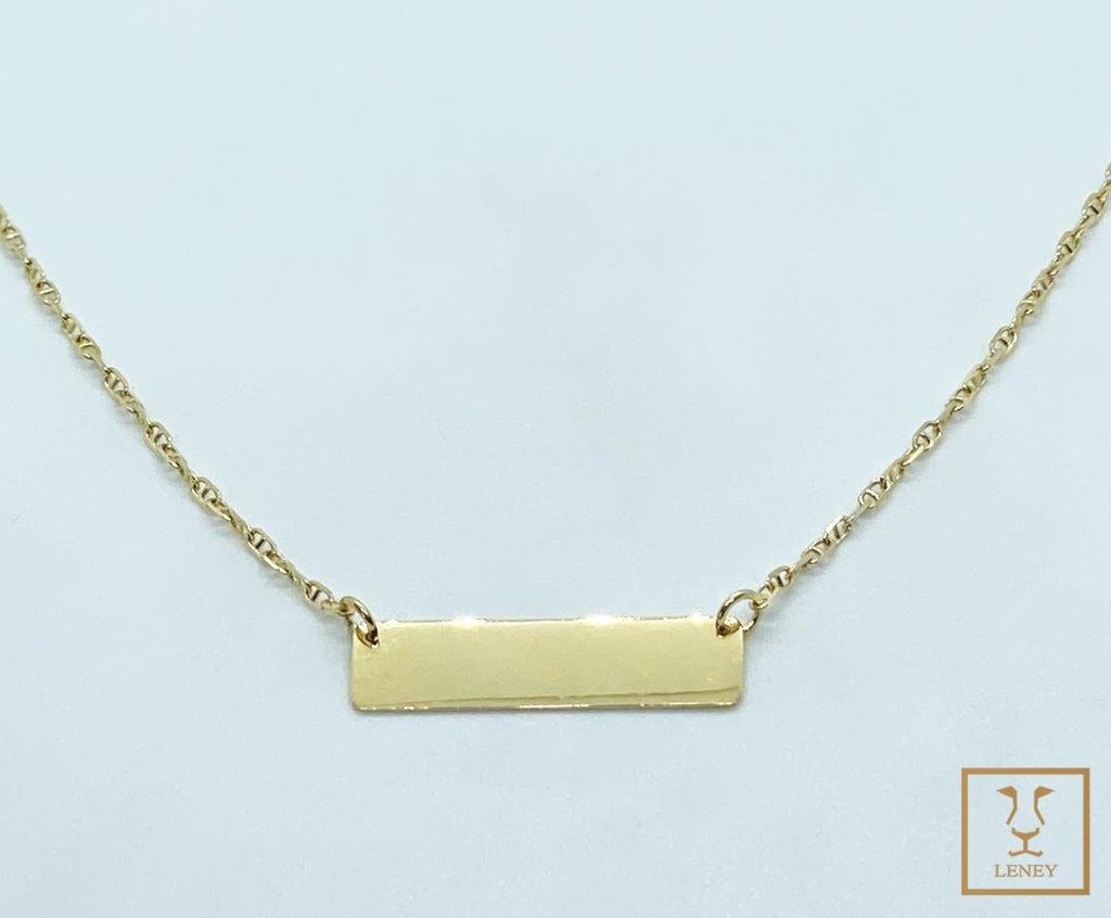 GARGANTILLA BARRA RECTANGULAR 25MM