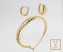 JUEGO 2 PIEZAS PULSERA