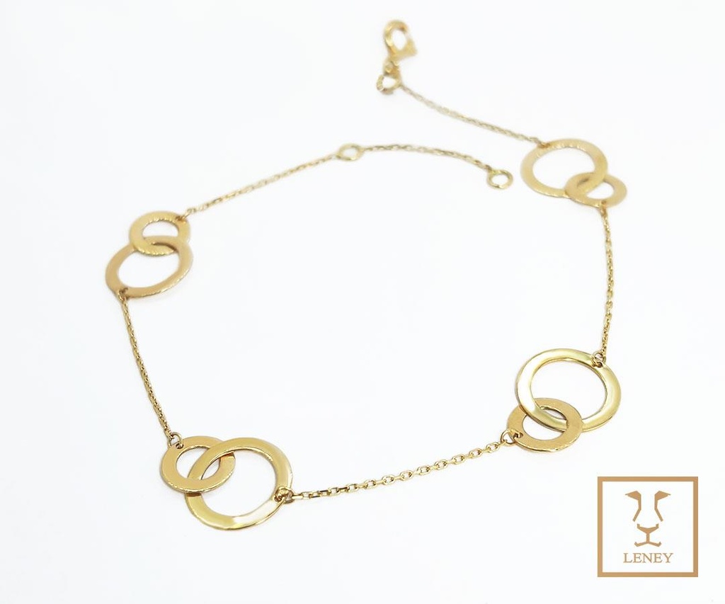 PULSERA CON CIRCULOS CALADOS