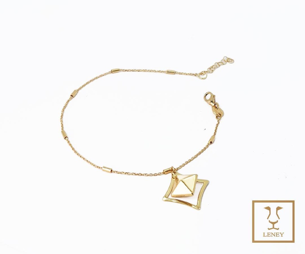 PULSERA BARRITAS CON DIJE