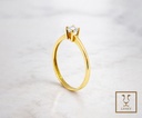 ANILLO SOLITARIO BRILLANTE 0.22CT
