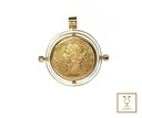 DIJE GIROSCOPIO MONEDA ESTERLINA