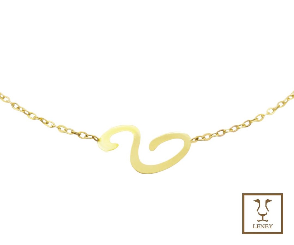 GARGANTILLA LETRA S MANUSCRITA