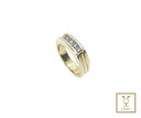 ANILLO CINTILLO 4 BRILLANTES