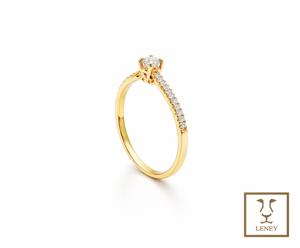 ANILLO SOLITARIO BRILLANTES C 0.22CT