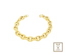 PULSERA ESLABON OVAL 12MM